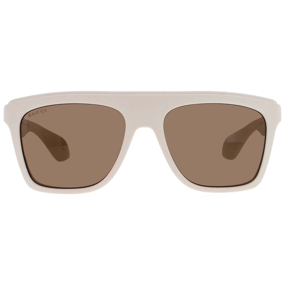 NWT Gucci GG1570S White 57mm Sunglasses - Picture 2 of 3